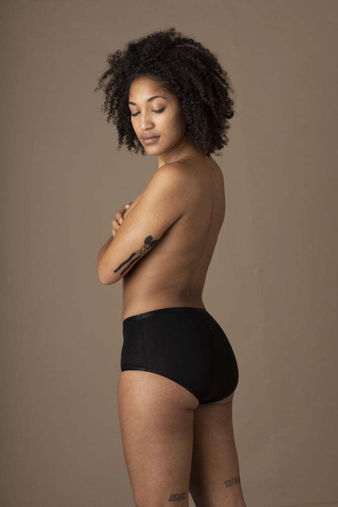 NDRWR Slip panty 2-pack black women