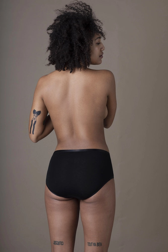 NDRWR Slip panty 2-pack black women