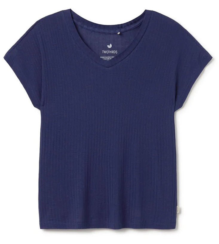 TWOTHIRDS Illetes top blueberry women