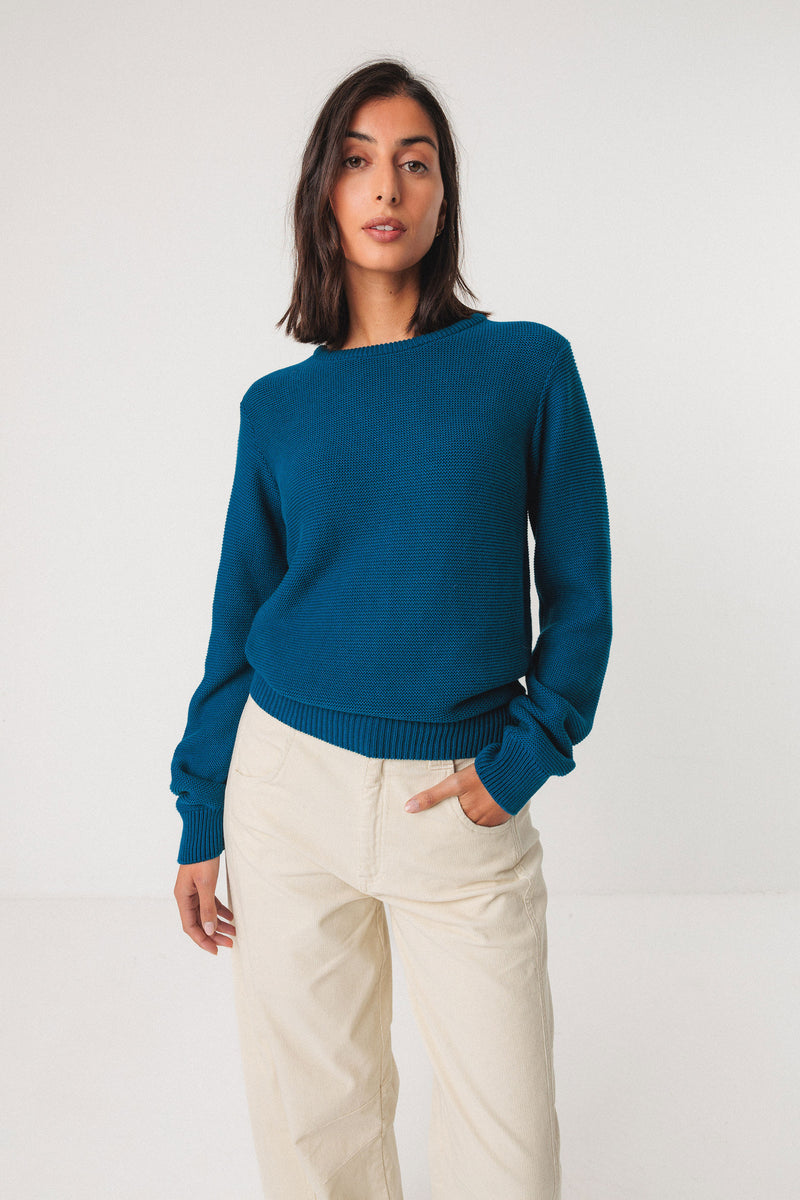 SKFK Iradi jumper B8 oxford blue women