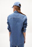 ARMEDANGELS Jeaanne demi shirt iced indigo women