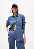 ARMEDANGELS Jeaanne demi shirt iced indigo women