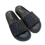 JUTELAUNE Hilma braided chunky sandals black women