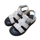 JUTELAUNE Selma multistrap sandals white women