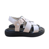 JUTELAUNE Selma multistrap sandals white women
