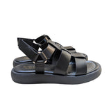 JUTELAUNE Selma multistrap sandals black women