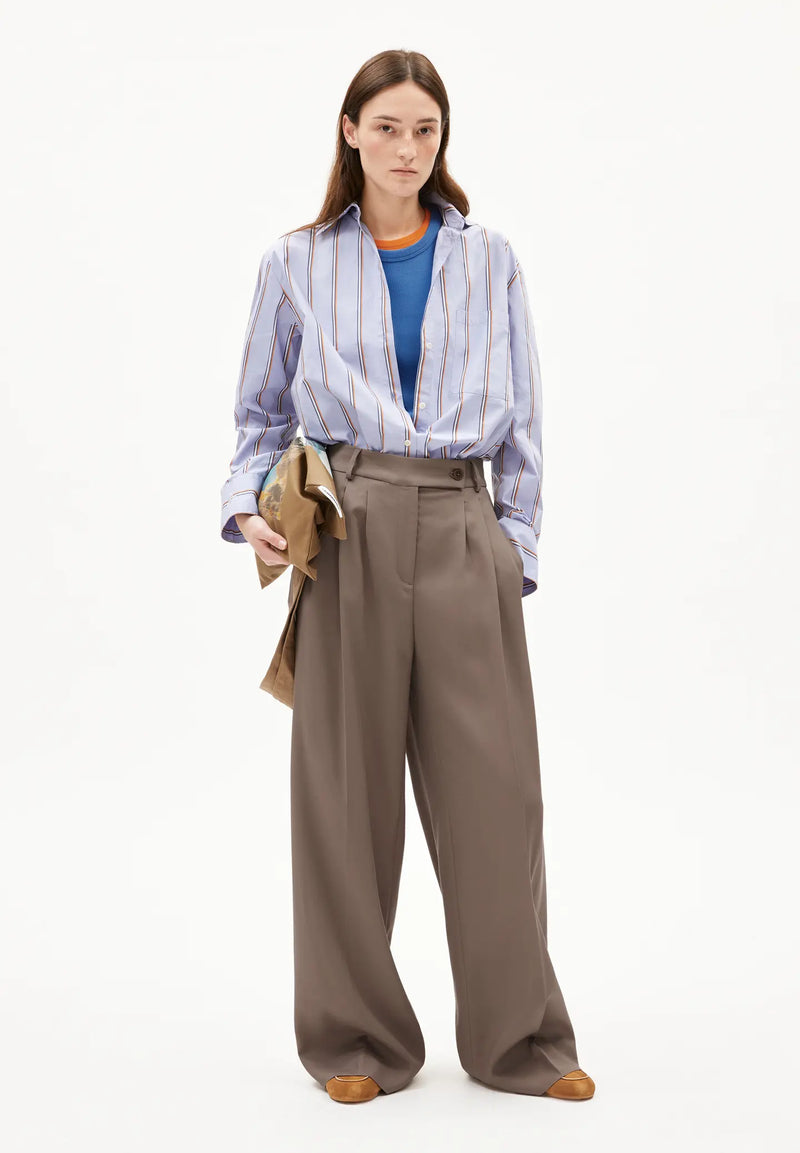 ARMEDANGELS Kaayua trousers walnut cream women