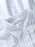 KCA 2090106 Loose stripe shirt 8021 blue stripe women
