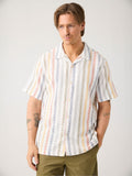 KCA 1090183 Relaxed stripe short sleeve shirt 8032 multicolor stripe men
