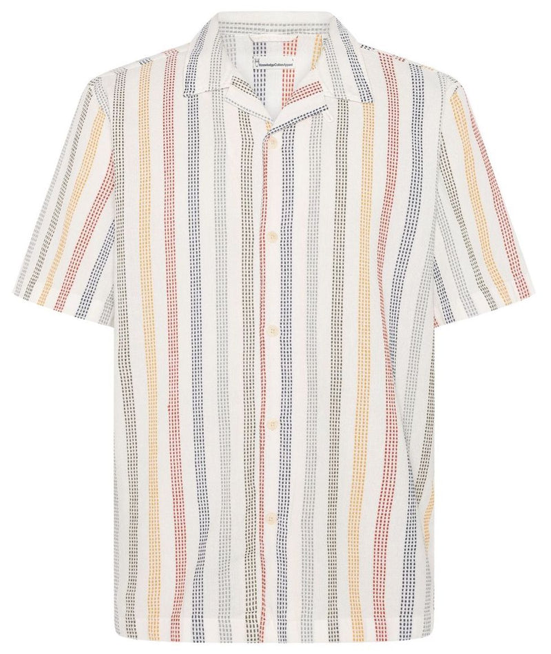 KCA 1090183 Relaxed stripe short sleeve shirt 8032 multicolor stripe men