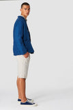 KINGS OF INDIGO Cronus shorts beige linen stripe men