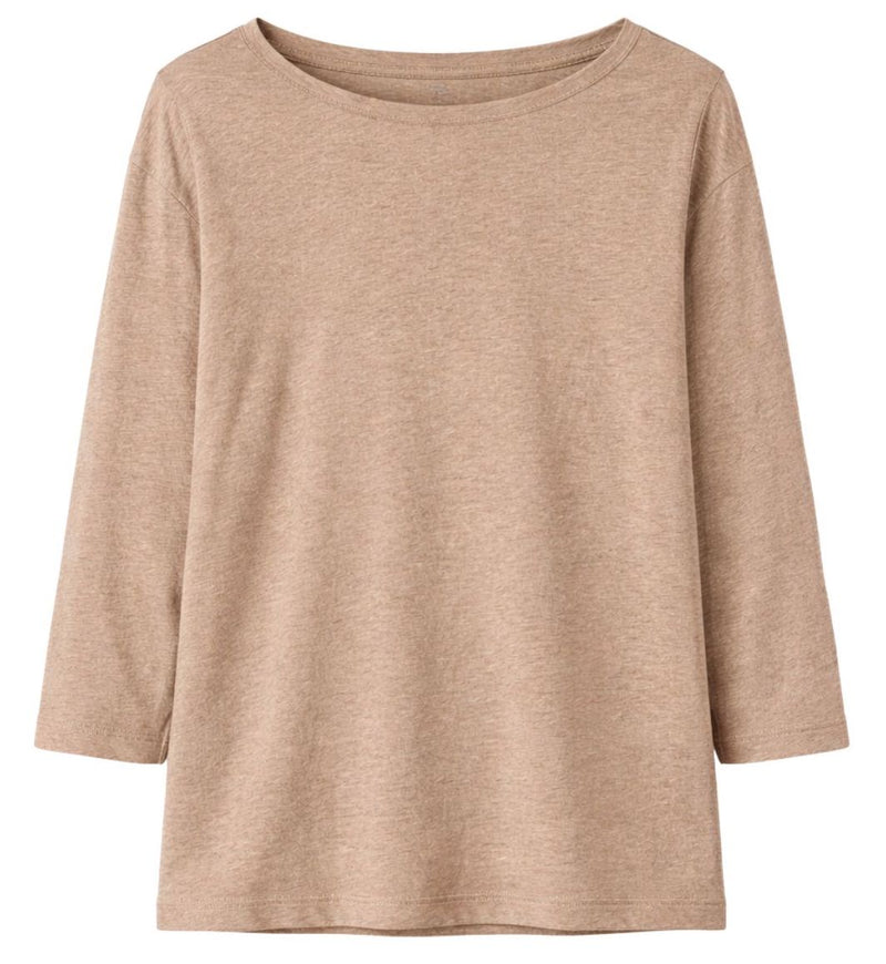 KLITMØLLER Gudrun longsleeve t-shirt cashew women
