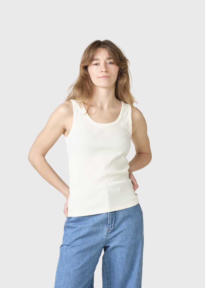 KLITMØLLER Rib top cream women