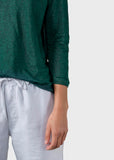 KLITMØLLER Gudrun longsleeve t-shirt moss green women