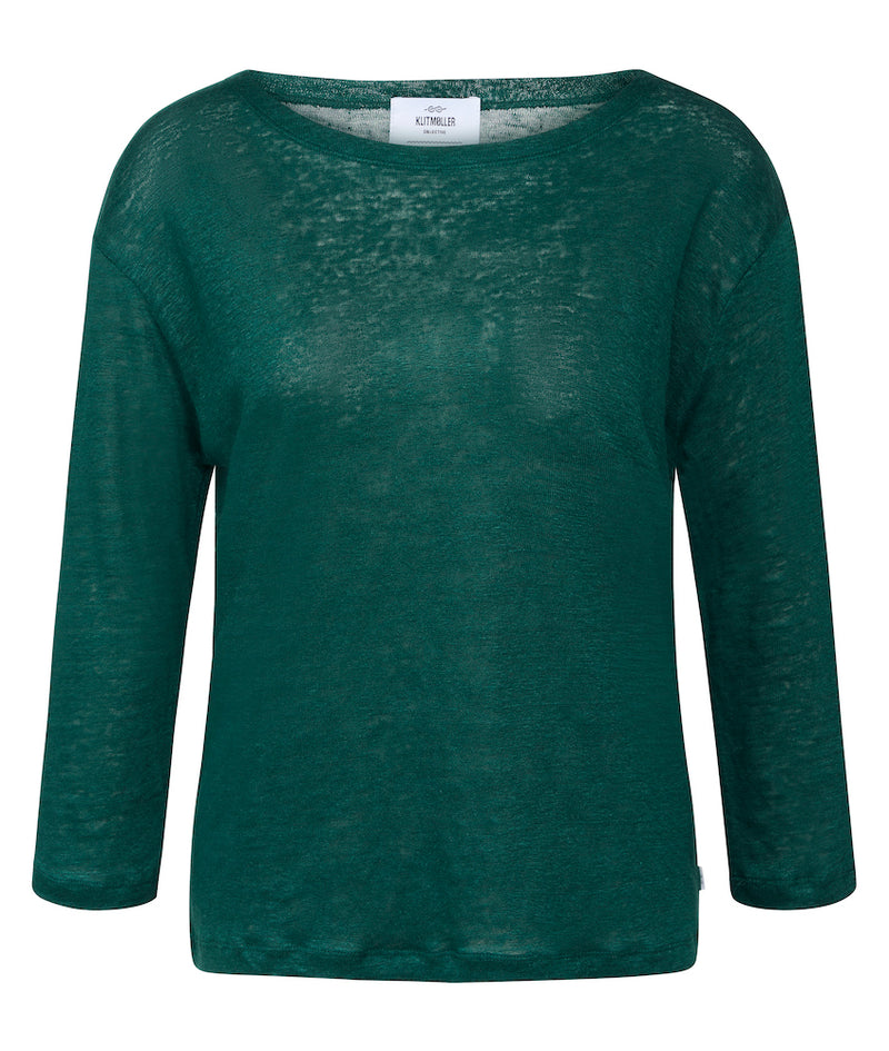 KLITMØLLER Gudrun longsleeve t-shirt moss green women