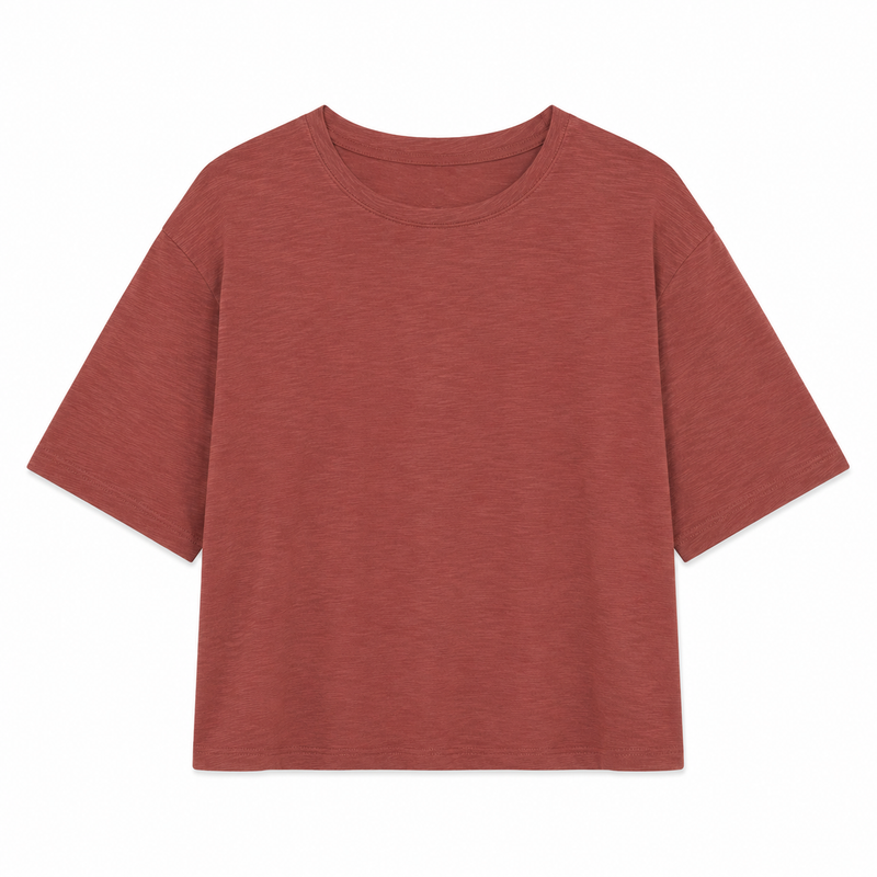 KLITMØLLER Mila tee burgundy women