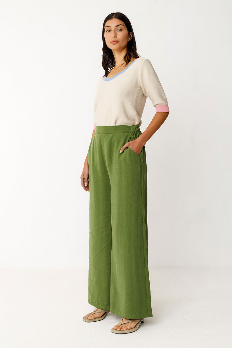 SKFK Klodin trousers dark green G7 women