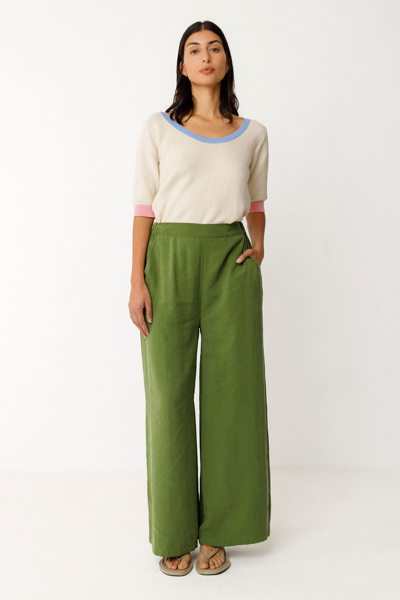 SKFK Klodin trousers dark green G7 women