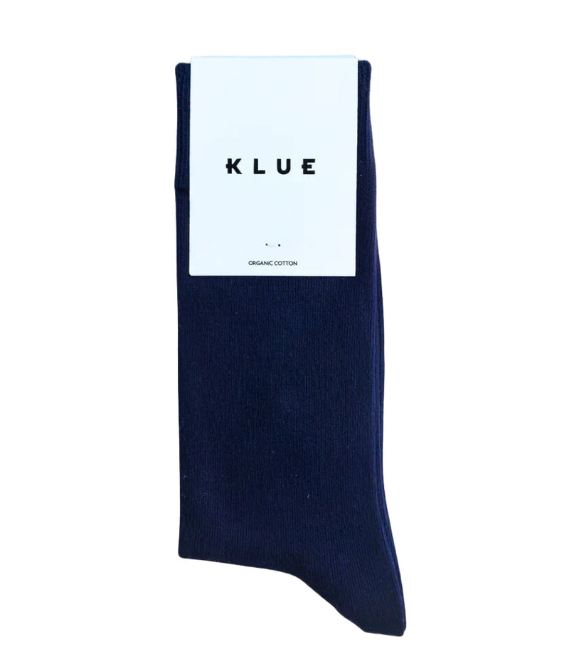 KLUE Organic cotton socks navy unisex
