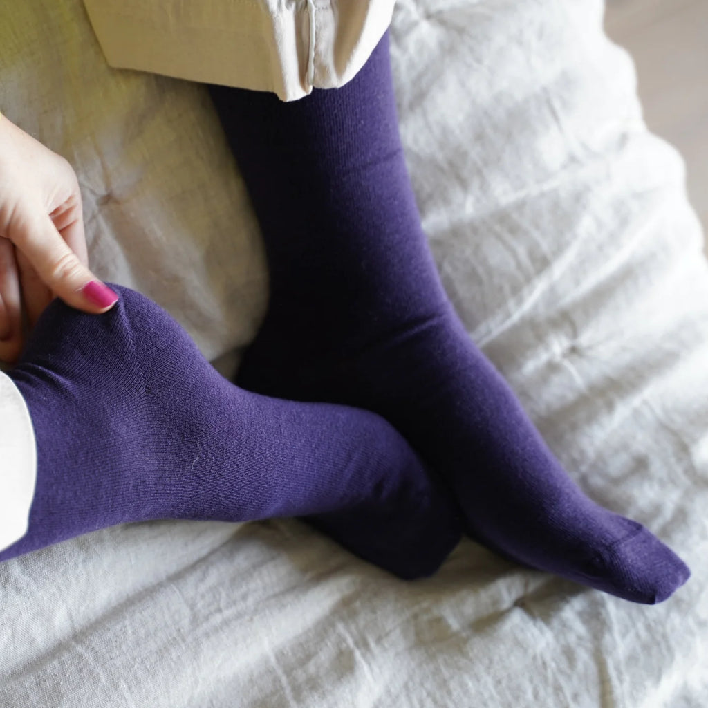 KLUE Organic cotton socks indigo unisex