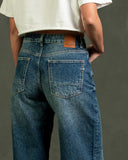 KUYICHI Lucy loose jeans atlantic ocean women