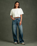 KUYICHI Lucy loose jeans atlantic ocean women