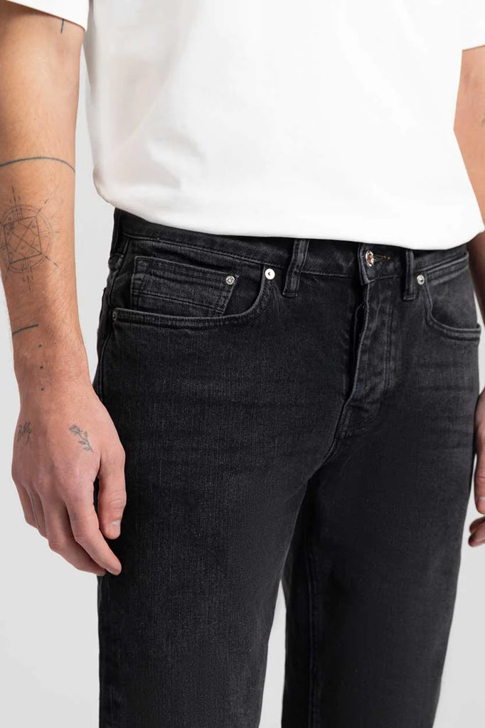 KUYICHI Jim regular slim jeans vintage black men