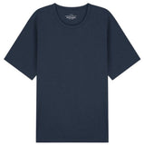 KUYICHI Liam linen t-shirt dark navy men