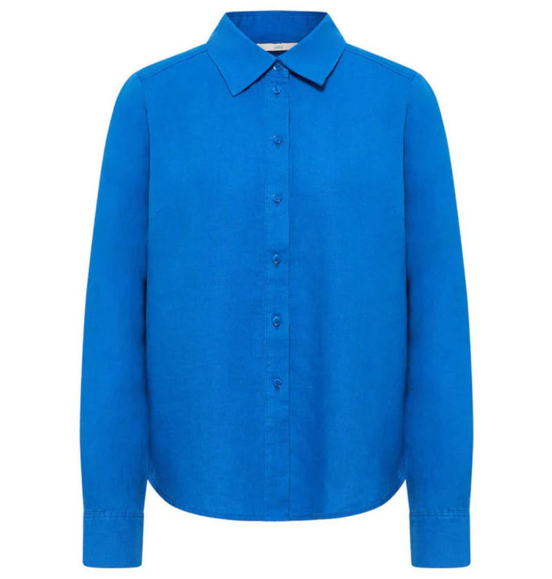 LANIUS 14674 Linen shirt 580 lapis women