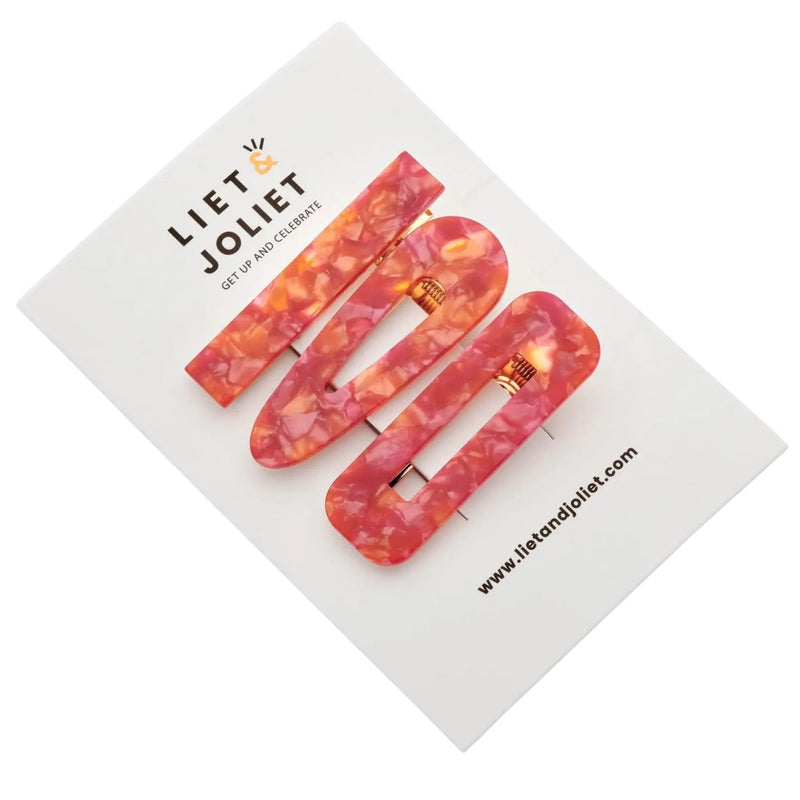 LIET & JOLIET Lucia hair pin set red J25351MIX09