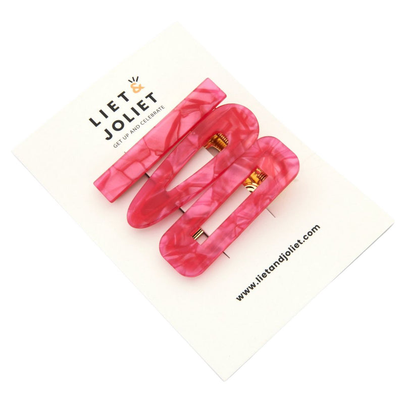 LIET & JOLIET Lucia hair pin set fuchsia J25196MIX08