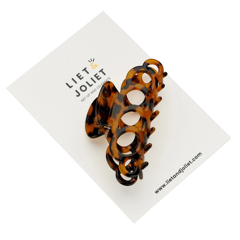 LIET & JOLIET Tyra hair clip camel J25107MIX02