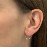 LILO JEWELRY Twist earrings silver