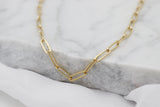 KLIMBIM Link necklace gold plated