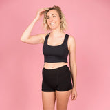 MOI ET MARIE Luna night menstruation boxer shorts black