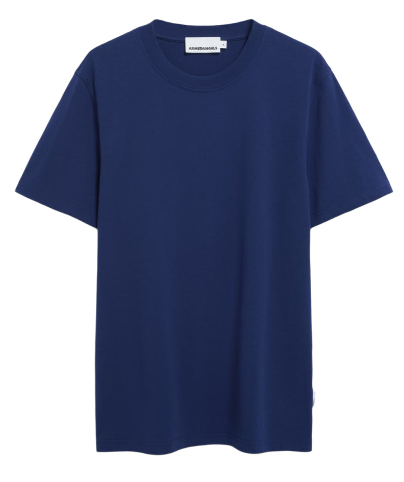 ARMEDANGELS Maarkos t-shirt blue noon men