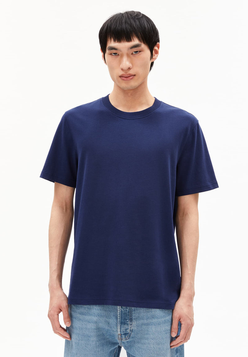 ARMEDANGELS Maarkos t-shirt blue noon men