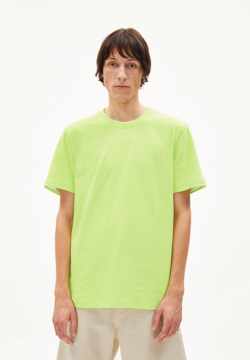 ARMEDANGELS Maarkos sweat T-shirt light lime men