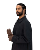 MAIUM Gloves macassar brown unisex