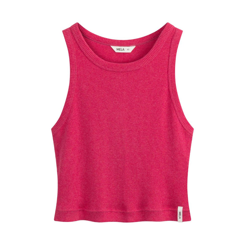 MELAWEAR Prisha cropped ribbed tank top berry blend women
