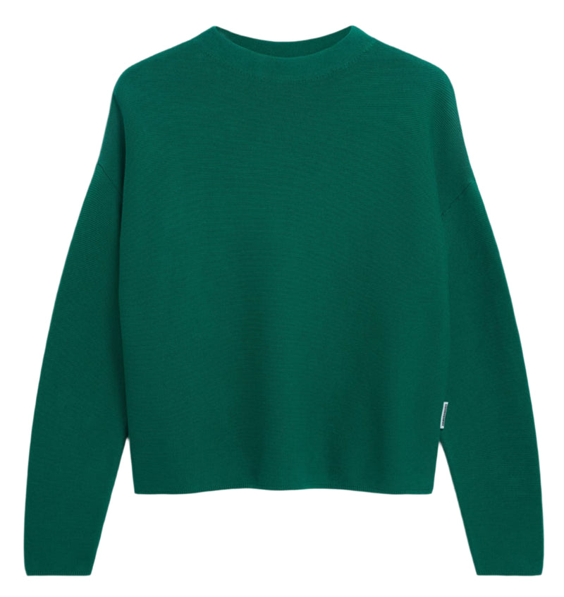 ARMEDANGELS Merinaa links links jumper emerald green women