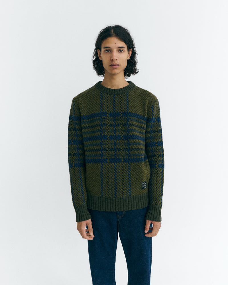 THINKING MU Khem knitted jumper hillside men