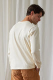 TWOTHIRDS Mouli sweater ecru men