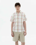 THINKING MU Tom shirt cambric stripes men