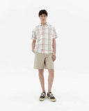 THINKING MU Tom shirt cambric stripes men