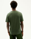 THINKING MU Vertex T-shirt dark green men