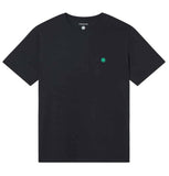 THINKING MU Sol contrast t-shirt navy men