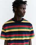 THINKING MU Aaron R striped t-shirt multicolour men