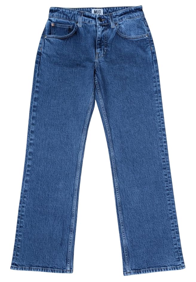 MUD JEANS Carry mid straight jeans stone vintage women