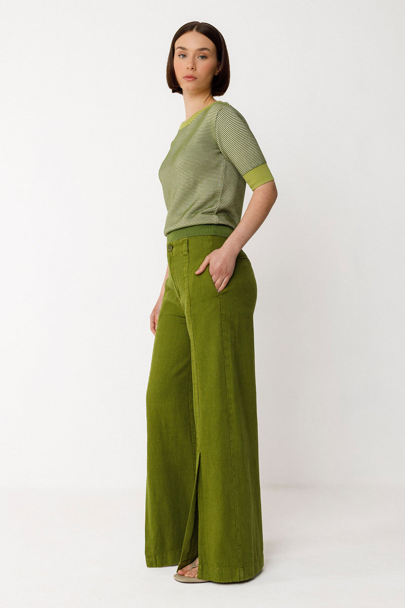 SKFK Muike sweater G7 dark green women